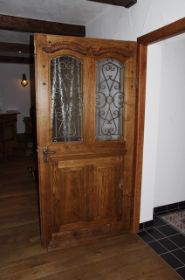 restaurierte antike alte Tür Zimmertür Haustür